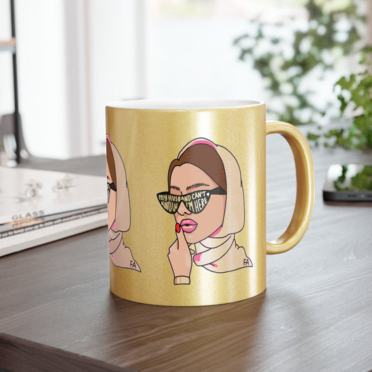 "My Husband" Metallic Mug