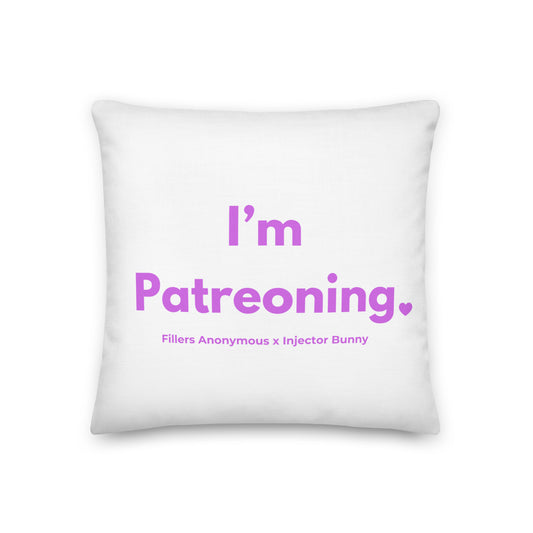 "DND I'm Patreoning" Pillow